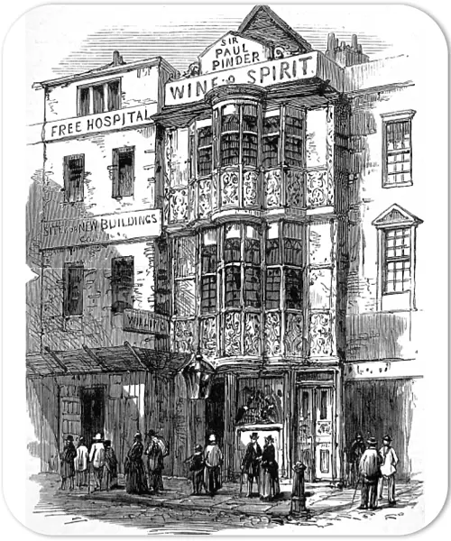 Sir Paul Pindars House, Bishopsgate, London, 1878