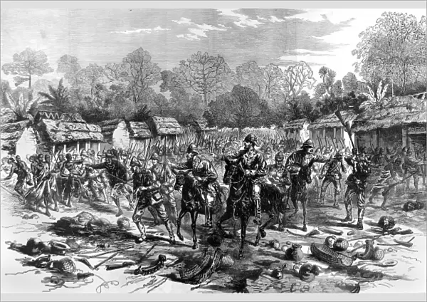 The Ashanti War (1873-74) - Sir Wolseley entering Kumasi