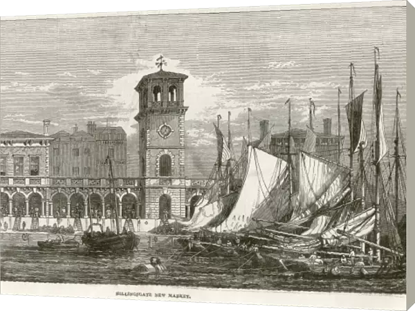Billingsgate Fish Market, London, 1852