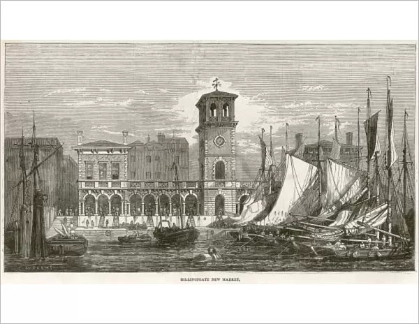 Billingsgate Fish Market, London, 1852