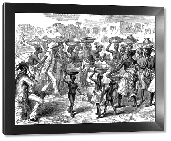 Selling Indian corn on the streets of Cape Coast Castle, 187