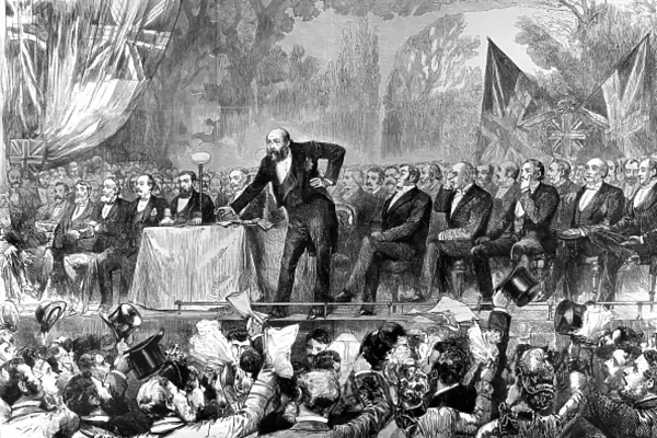 Irish Unionist Meeting in London, 1886
