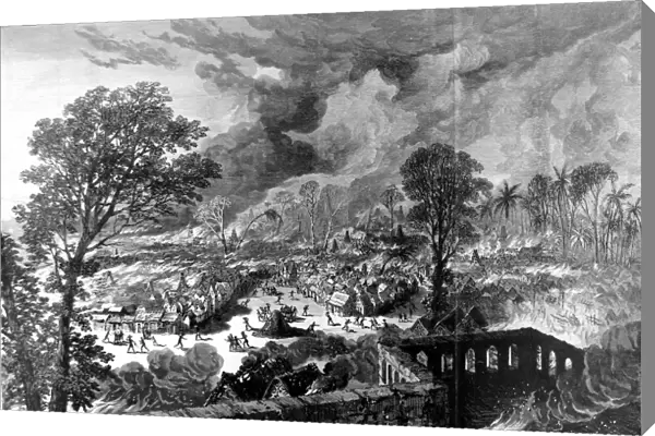 The Ashanti War (1873-74) - The burning of Kumasi