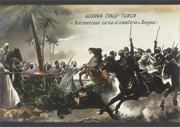 Italo-Turkish War (1911-12) - Cavalry Charge