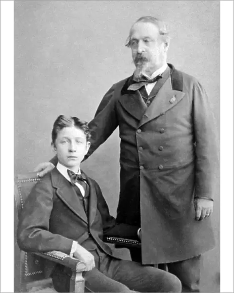 Portrait of the Prince Imperial and Napoleon III