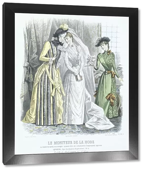 French wedding fashion plate