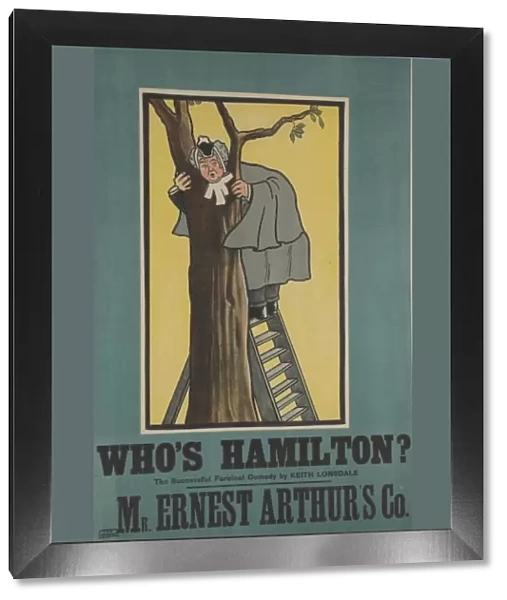 Whos Hamilton? Theatre poster