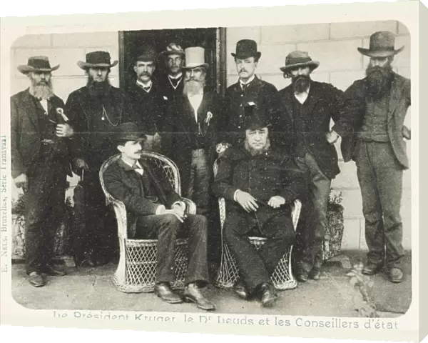 South Africa - President Kruger, Dr. Leyds and Ministers