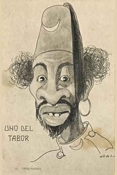 Morocco - A man from a Tabor (Moorish battalion)