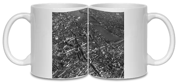 Aerial view of London, World War I
