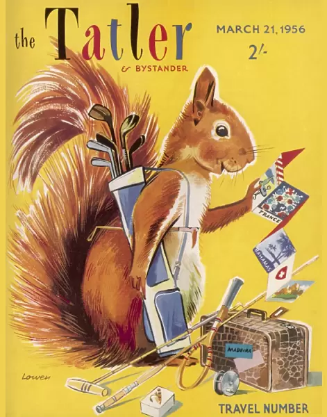 Tatler Travel Number front cover, 1956