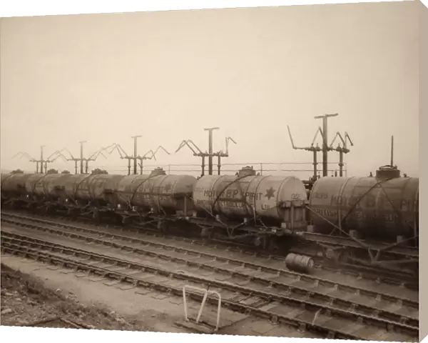 Loading Rail Tank Wagons - Llandarcy, Wales