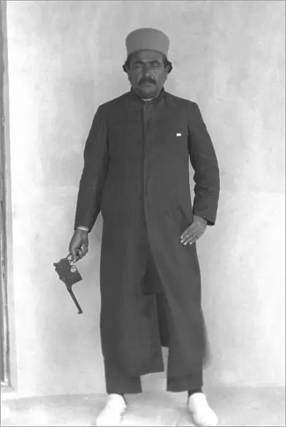 Iranian Gentleman holding a Mauser