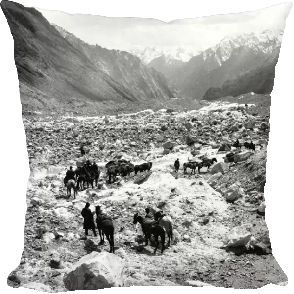Mountain travellers in Kashgar, western China