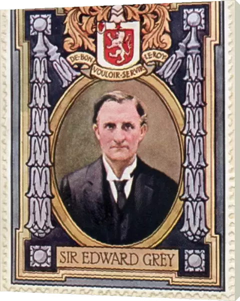 Edward Grey  /  Stamp