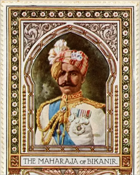 Maharaja of Bikaner  /  Stamp