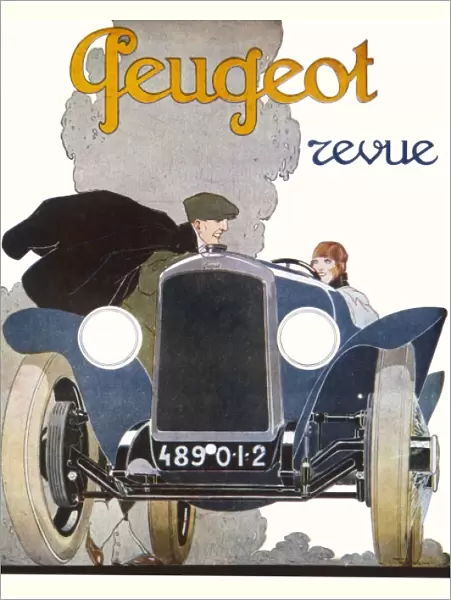 Advertisement for a Peugeot