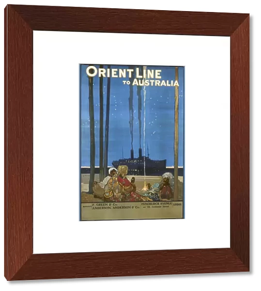 Orient Line to Australia poster
