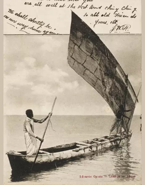 Angola - Luanda - traditional boat