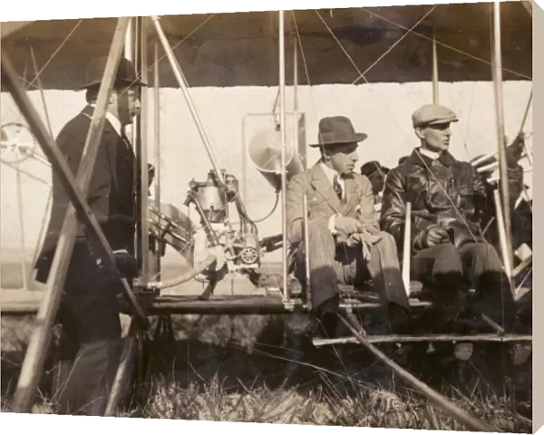 King Alfonso XIII and Wilbur Wright at Pau
