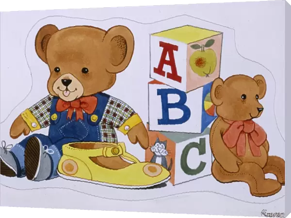 Toy bears and Alphabet Squares