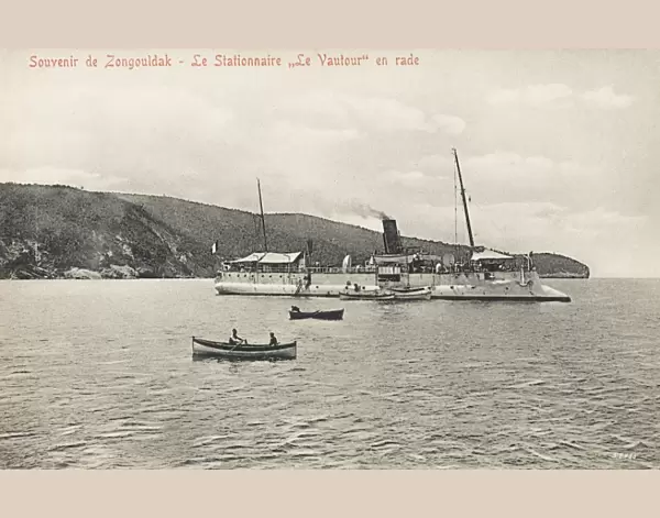 French Warship (Destroyer) Vautour at Zonguldak