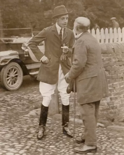 Alfonso XIII on the Duke of Westminsters estate