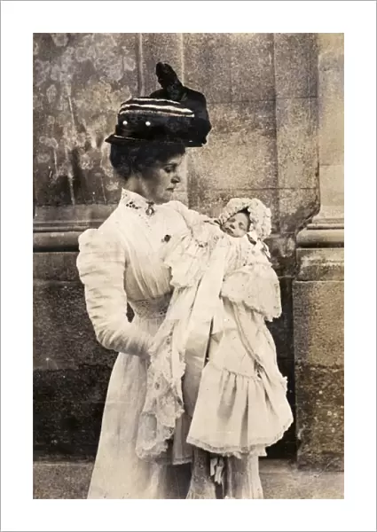 Infanta Beatriz of Spain with English nurse