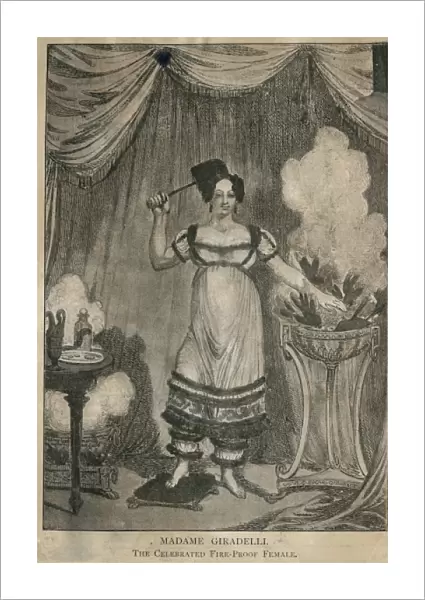 Madame Giradelli, The Celebrated Fire-Proof Femal