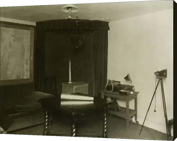 Seance room at the National Laboratory of Psychical Research