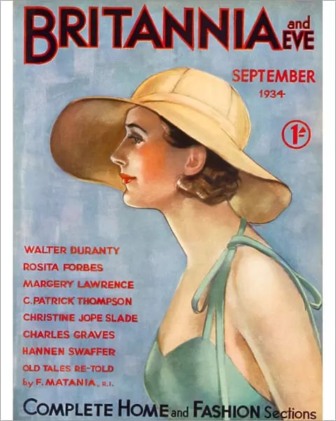 Britannia and Eve, September 1934