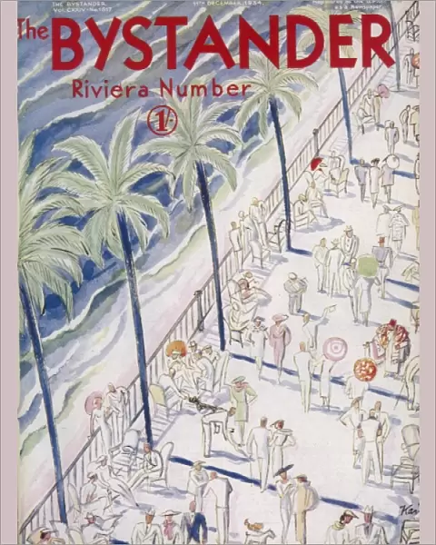 The Bystander Riviera Number front cover, 1934