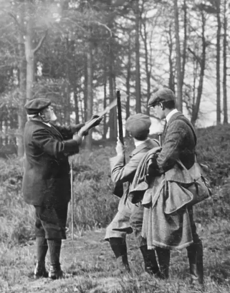 Edward VII shooting at Windsor