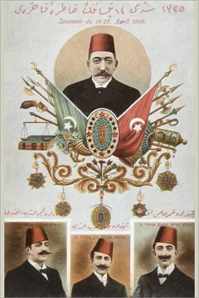 Sultan Mehmed V Reshad of Turkey & Ottoman Princes