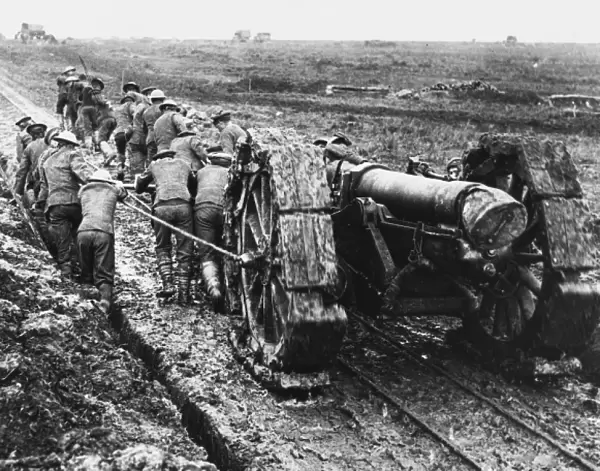 Howitzer in the mud