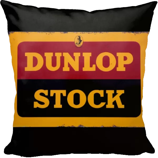 Enamel sign for Dunlop Stock