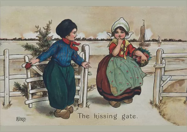 The kissing gate by Florence Hardy