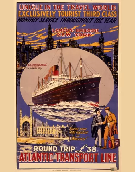 Atlantic Transport Line poster