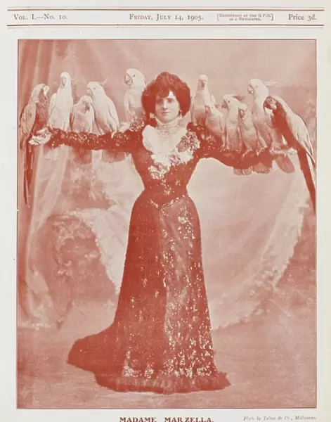 Variety Theatre, Madame Marzella with her birds