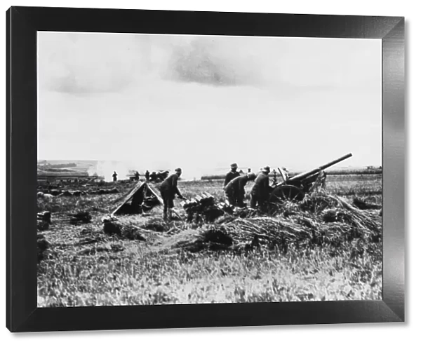 German Field Gun Battery 1918