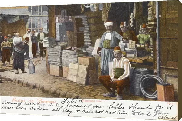 Turkish Market Scene - Bursa, Turkey