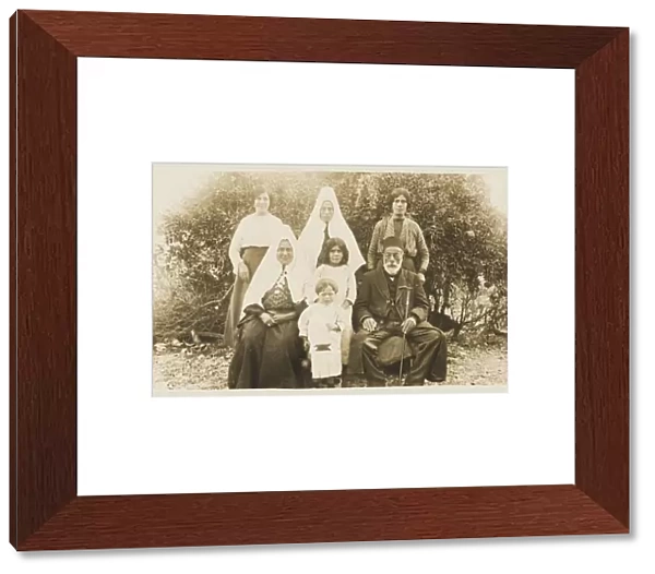 Turkish peasant family group