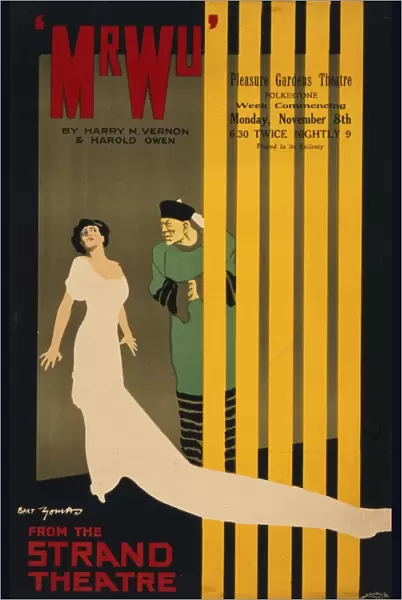 Poster advertising Mr Wu from the Strand Theatre
