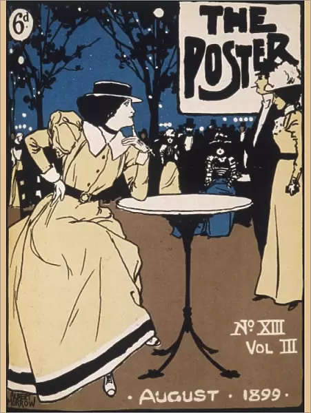 Cover design for The Poster, August 1899