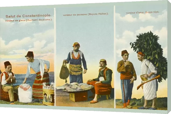 Variety of Turkish vendors