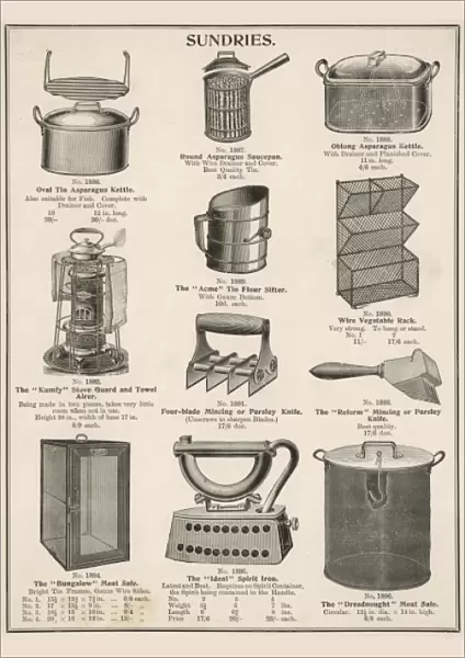 A selection of kitchen sundries