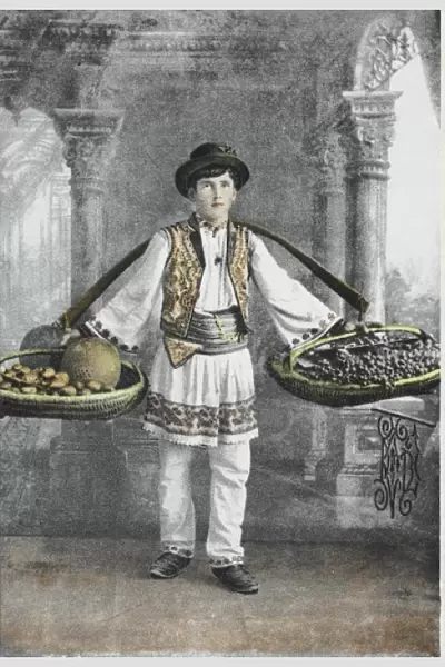 Romanian Fruit Seller
