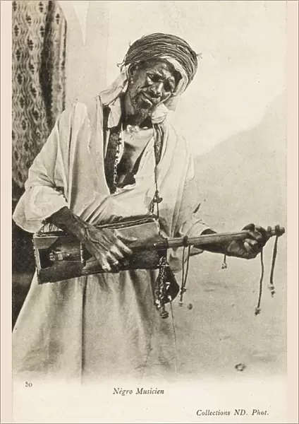 A Black Algerian Musician