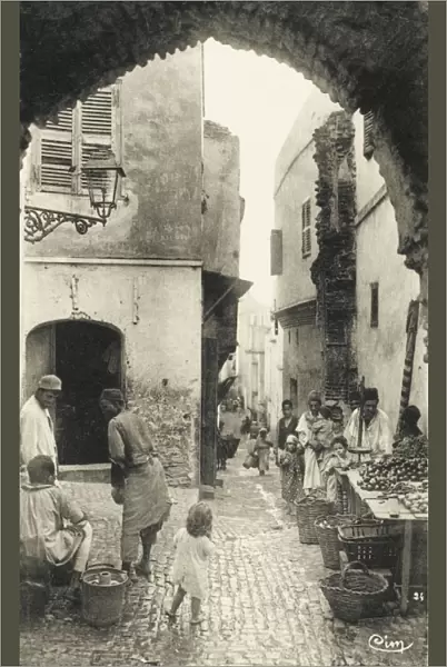 Narrow street in the Kasbah, Algiers, Algeria