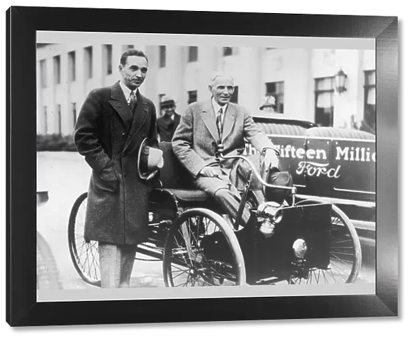 Henry Ford with son Edsel
